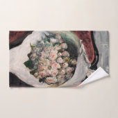 Pierre-Auguste Renoir - Bouquet in een doos Bad Handdoek (Handdoek)