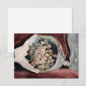 Pierre-Auguste Renoir - Bouquet in een doos Bedankkaart (Voorkant / Achterkant)