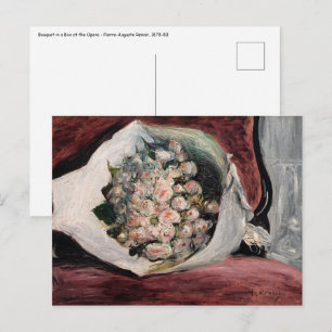 Pierre-Auguste Renoir - Bouquet in een doos Briefkaart
