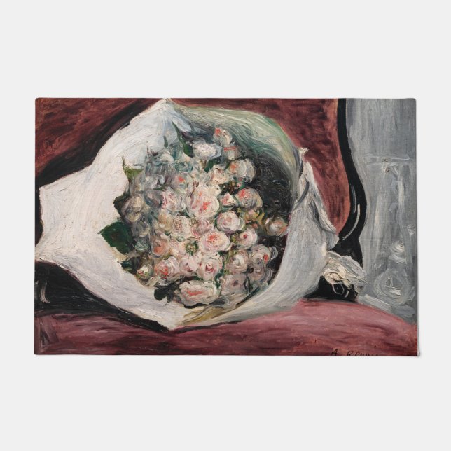 Pierre-Auguste Renoir - Bouquet in een doos Deurmat (Voorkant)