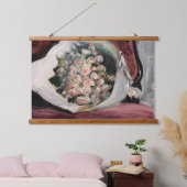 Pierre-Auguste Renoir - Bouquet in een doos Hangend Wandkleed (Slaapkamer)