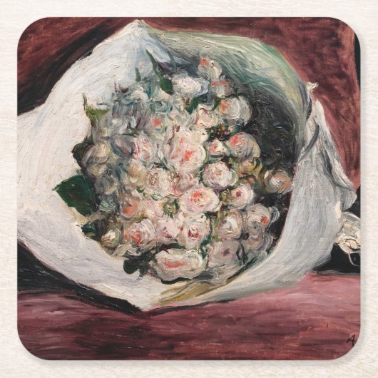 Pierre-Auguste Renoir - Bouquet in een doos Kartonnen Onderzetters (Voorkant)