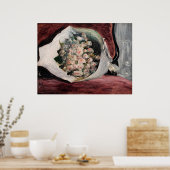 Pierre-Auguste Renoir - Bouquet in een doos Poster (Keuken)