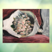 Pierre-Auguste Renoir - Bouquet in een doos Raamsticker (Vel 3)