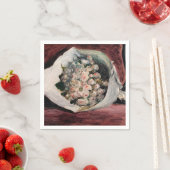 Pierre-Auguste Renoir - Bouquet in een doos Servet (Insitu)