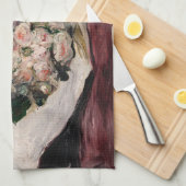 Pierre-Auguste Renoir - Bouquet in een doos Theedoek (Quarter Fold)