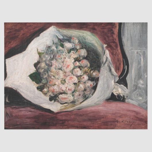 Pierre-Auguste Renoir - Bouquet in een doos Tissuepapier (Voorkant)