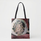 Pierre-Auguste Renoir - Bouquet in een doos Tote Bag (Voorkant)