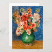 Pierre-Auguste Renoir - Bouquet Kaart (Voorkant / Achterkant)