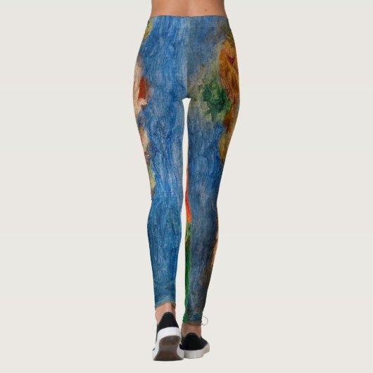 Pierre-Auguste Renoir - Bouquet Leggings (Achterkant)