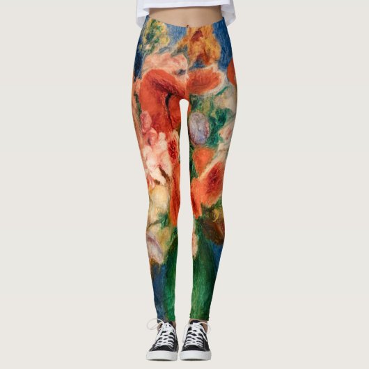 Pierre-Auguste Renoir - Bouquet Leggings (Voorkant)