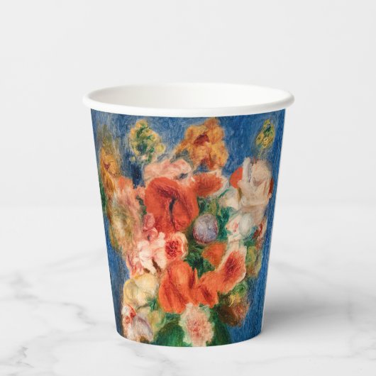 Pierre-Auguste Renoir - Bouquet Papieren Bekers (Achterkant)