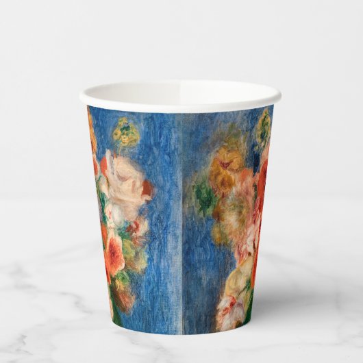 Pierre-Auguste Renoir - Bouquet Papieren Bekers (Links)