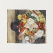 Pierre-Auguste Renoir Bouquet van Chrysanthema Wandkleed (Voorkant (horizontaal))