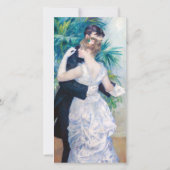 Pierre-Auguste Renoir - City Dance Bedankkaart (Achterkant)