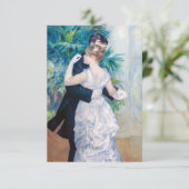 Pierre-Auguste Renoir - City Dance Bedankkaart (Staand voorkant)