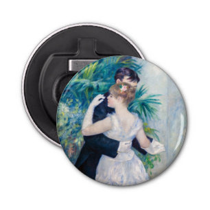 Pierre-Auguste Renoir - City Dance Button Flesopener