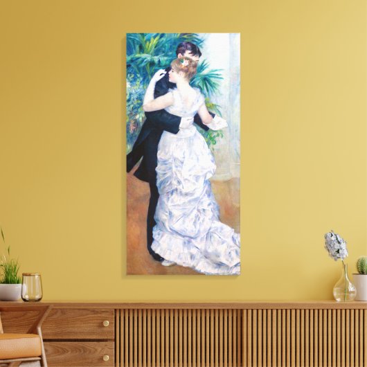 Pierre-Auguste Renoir - City Dance Canvas Afdruk (Insitu (Woonkamer))