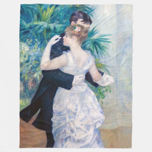 Pierre-Auguste Renoir - City Dance Fleece Deken (Voorkant)