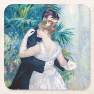 Pierre-Auguste Renoir - City Dance Kartonnen Onderzetters