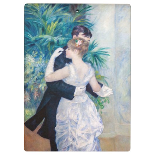 Pierre-Auguste Renoir - City Dance Klembord (Achterkant)