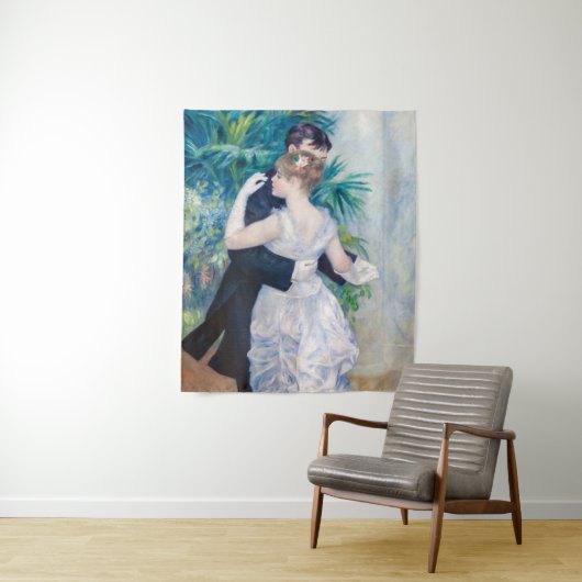 Pierre-Auguste Renoir - City Dance Wandkleed (In situ)