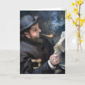 Pierre-Auguste Renoir - Claude Monet lezend Kaart (Gele Bloem)