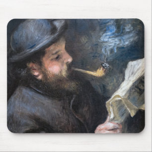 Pierre-Auguste Renoir - Claude Monet lezend Muismat