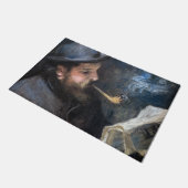 Pierre-Auguste Renoir - Claude Monet Reading Deurmat (Schuin)