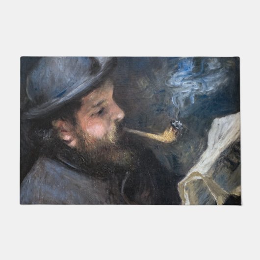 Pierre-Auguste Renoir - Claude Monet Reading Deurmat (Voorkant)