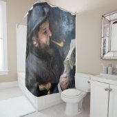 Pierre-Auguste Renoir - Claude Monet Reading Douchegordijn (In situ)