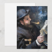 Pierre-Auguste Renoir - Claude Monet Reading Kaart (Voorkant / Achterkant)