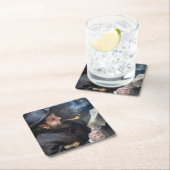 Pierre-Auguste Renoir - Claude Monet Reading Kartonnen Onderzetters (Insitu)