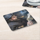 Pierre-Auguste Renoir - Claude Monet Reading Kartonnen Onderzetters (Schuin)