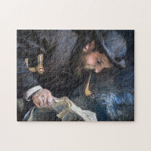 Pierre-Auguste Renoir - Claude Monet Reading Legpuzzel (Horizontaal)