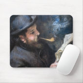 Pierre-Auguste Renoir - Claude Monet Reading Muismat (Met muis)