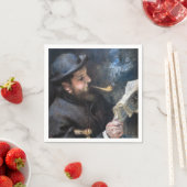 Pierre-Auguste Renoir - Claude Monet Reading Servet (Insitu)