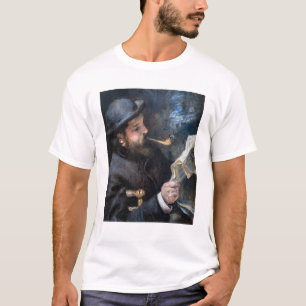 Pierre-Auguste Renoir - Claude Monet Reading T-shirt