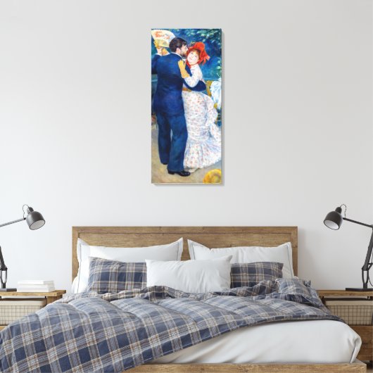 Pierre-Auguste Renoir - Country Dance Canvas Afdruk (Insitu (Slaapkamer))