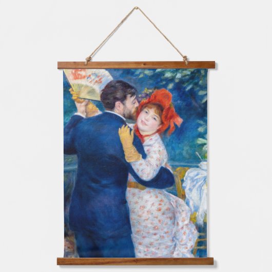 Pierre-Auguste Renoir - Country Dance Hangend Wandkleed (Voorkant)