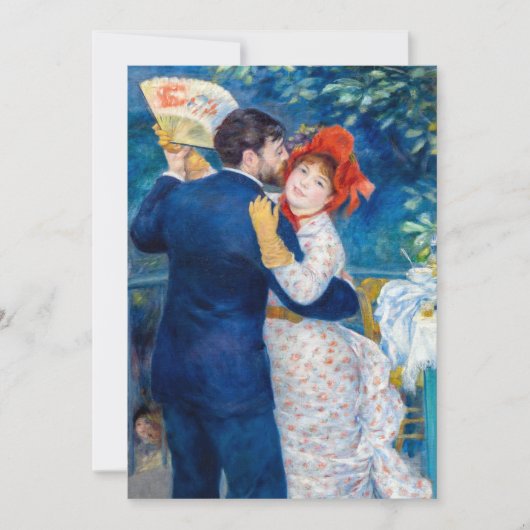 Pierre-Auguste Renoir - Country Dance Kaart (Voorkant)