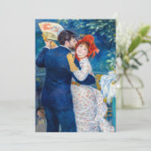 Pierre-Auguste Renoir - Country Dance Kaart (Staand voorkant)