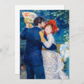 Pierre-Auguste Renoir - Country Dance Kaart (Voorkant / Achterkant)