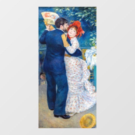 Pierre-Auguste Renoir - Country Dance Raamsticker (Vel)