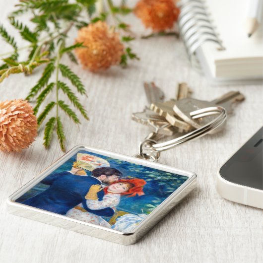 Pierre-Auguste Renoir - Country Dance Sleutelhanger (Zijkant)