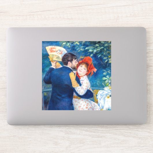 Pierre-Auguste Renoir - Country Dance Sticker (Computer)