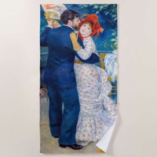 Pierre-Auguste Renoir - Country Dance Strandlaken (Voorkant)