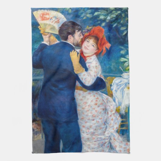 Pierre-Auguste Renoir - Country Dance Theedoek (Verticaal)