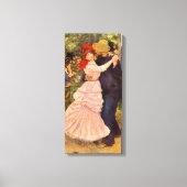 Pierre-Auguste Renoir Dance bij Bougiva Canvas Afdruk (Voorkant)