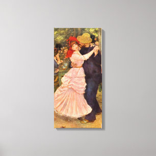 Pierre-Auguste Renoir Dance bij Bougiva Canvas Afdruk